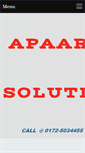 Mobile Screenshot of apaarsolutions.com